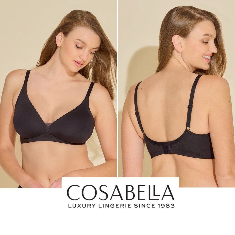 NWOT - Cosabella - Evolution Curvy Bralette - black - L
